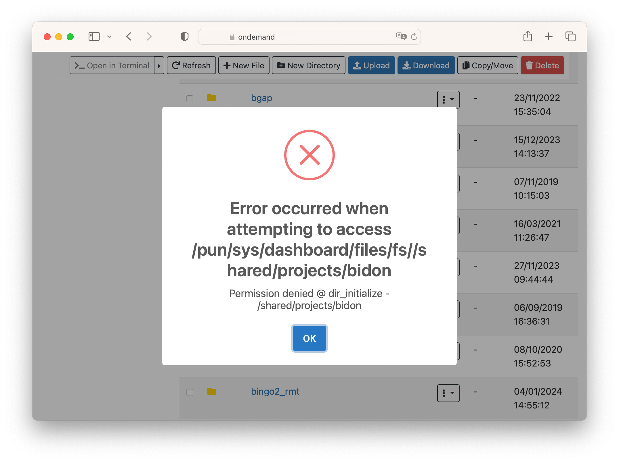Project_acces_denied